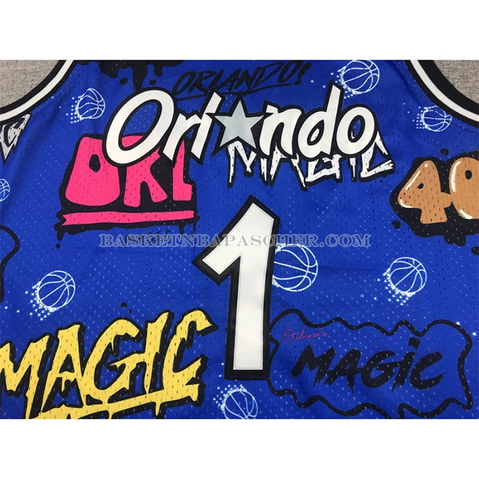 Maillot Orlando Magic Penny Hardaway Slap Sticker Mitchell & Ness 1994-95 Bleu
